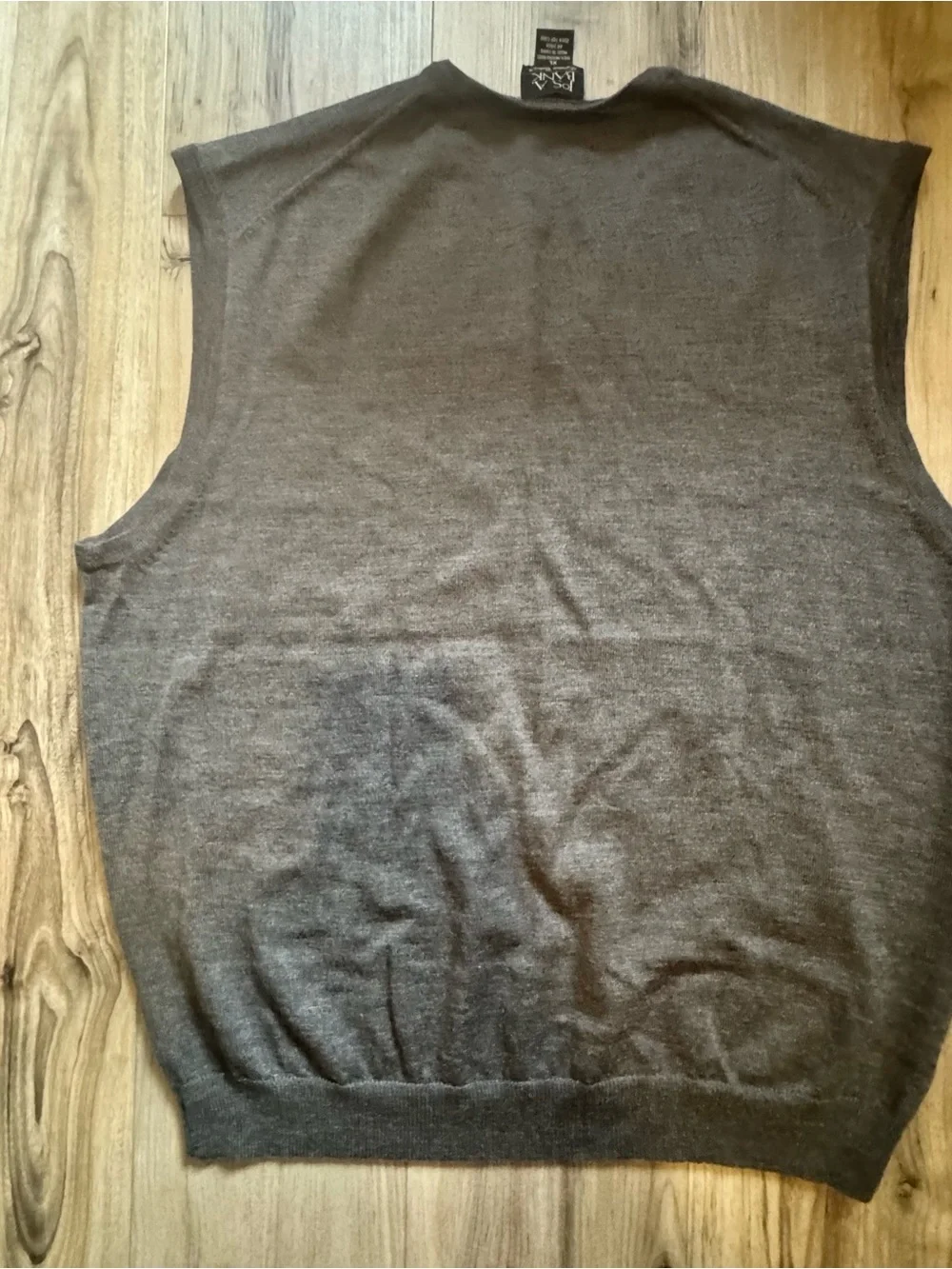 Jos. A. Bank Dark Charcoal V-Neck Sweater Vest